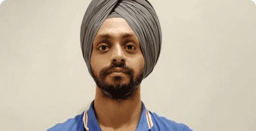 Attinderjeet Singh, Department Manager at Max Retail, supporting family through Learnet training