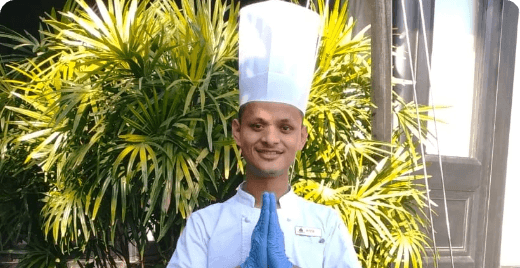 Ritik Chauhan, Chef at Queens Indonesia, turned passion into profession with Learnet