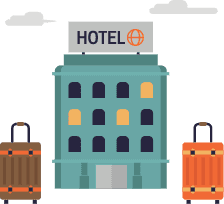 Illustration of hotel support