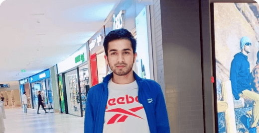 Yawar Abdullah, Senior CCA at Reebok, supporting family financially through Learnet training